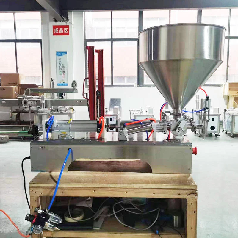 Desktop Semi-Automatic Pneumatic Heating Mixing Hopper Honey Chocolate Sauce Paste Filling Machine
Desktop Semi-Automatic Pneumatic Heating Mixing Hopper Honey Chocolate Sauce Paste Filling Machine