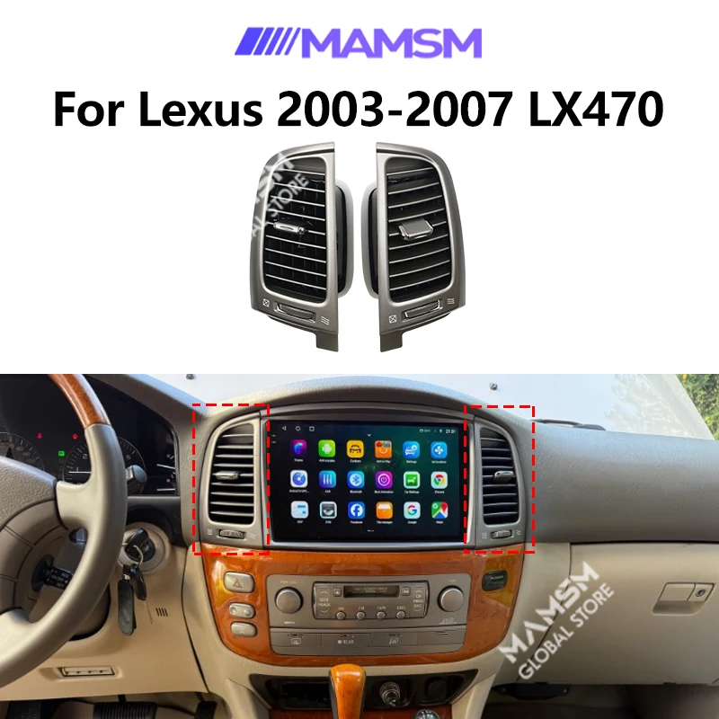AC Air Conditioner Vent Outlet For Lexus 2003-2007 LX470 Middle Vent Car Styling Air Conditioning Grille Outlet
AC Air Conditioner Vent Outlet For Lexus 2003-2007 LX470 Middle Vent Car Styling Air Conditioning Grille Outlet