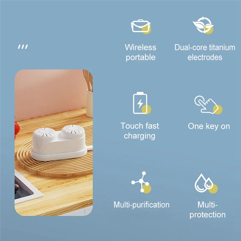 1 Piece Portable Vegetable Washers Food Purifier Remove Residues Disinfection Fruit Vegetable Washing Machine White
1 Piece Portable Vegetable Washers Food Purifier Remove Residues Disinfection Fruit Vegetable Washing Machine White