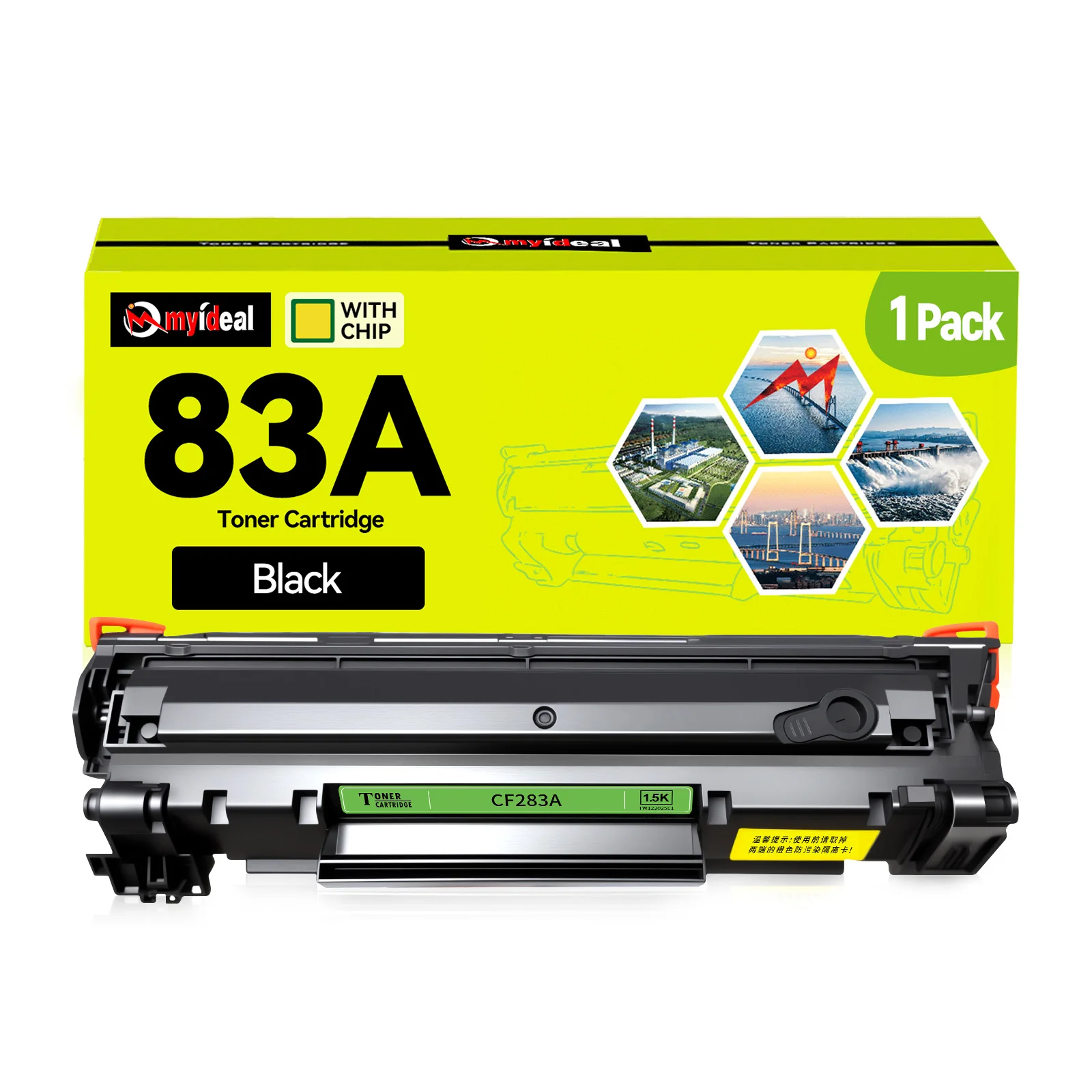 Тонер-картридж CF283A 83A, совместимый с HP LaserJet Pro MFP M125a M125nw M127fw M127fn M201n M201dw M225dn M225dw, 1.5k страниц
Тонер-картридж CF283A 83A, совместимый с HP LaserJet Pro MFP M125a M125nw M127fw M127fn M201n M201dw M225dn M225dw, 1.5k страниц