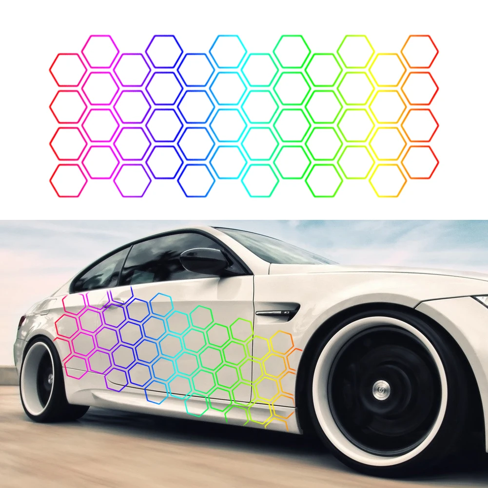 Universal Honeycomb Car Graphics Sticker Open Style Sport Competition Decorative Car Side Sticker Auto Grid Side Shield Decor
Universal Honeycomb Car Graphics Sticker Open Style Sport Competition Decorative Car Side Sticker Auto Grid Side Shield Decor