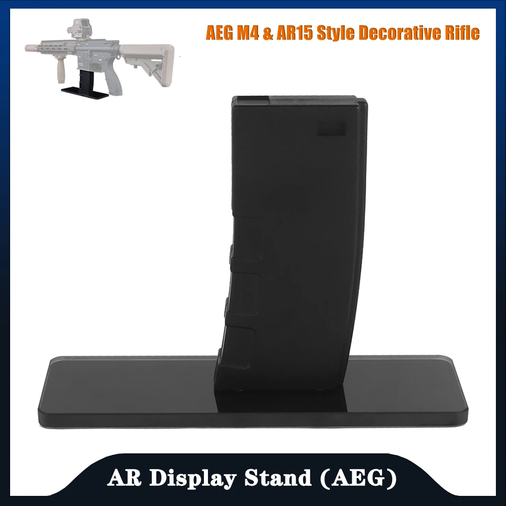 Display Stand AR 15 Style for M4 And AR15 (AEG) Glass Base Rifle Stand ,ABS Decorative Magazine for Hunting Airsoft Accessories
Display Stand AR 15 Style for M4 And AR15 (AEG) Glass Base Rifle Stand ,ABS Decorative Magazine for Hunting Airsoft Accessories