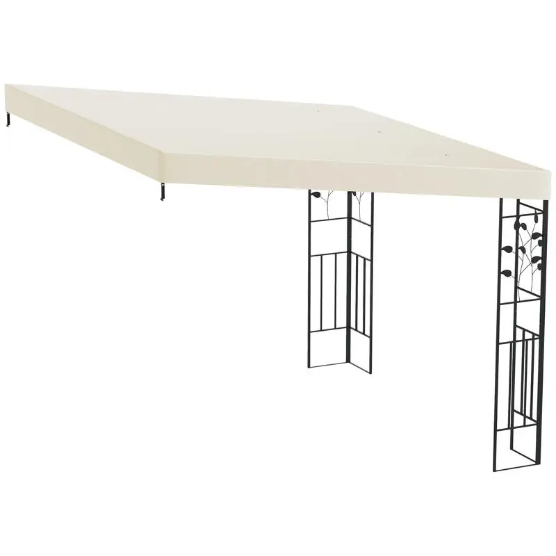 Outsunny 10' x 10' Outdoor Pergola Canopy, Metal Patio Canopy with Drainage Holes for Backyard, Garden, Cream White
Outsunny 10' x 10' Outdoor Pergola Canopy, Metal Patio Canopy with Drainage Holes for Backyard, Garden, Cream White