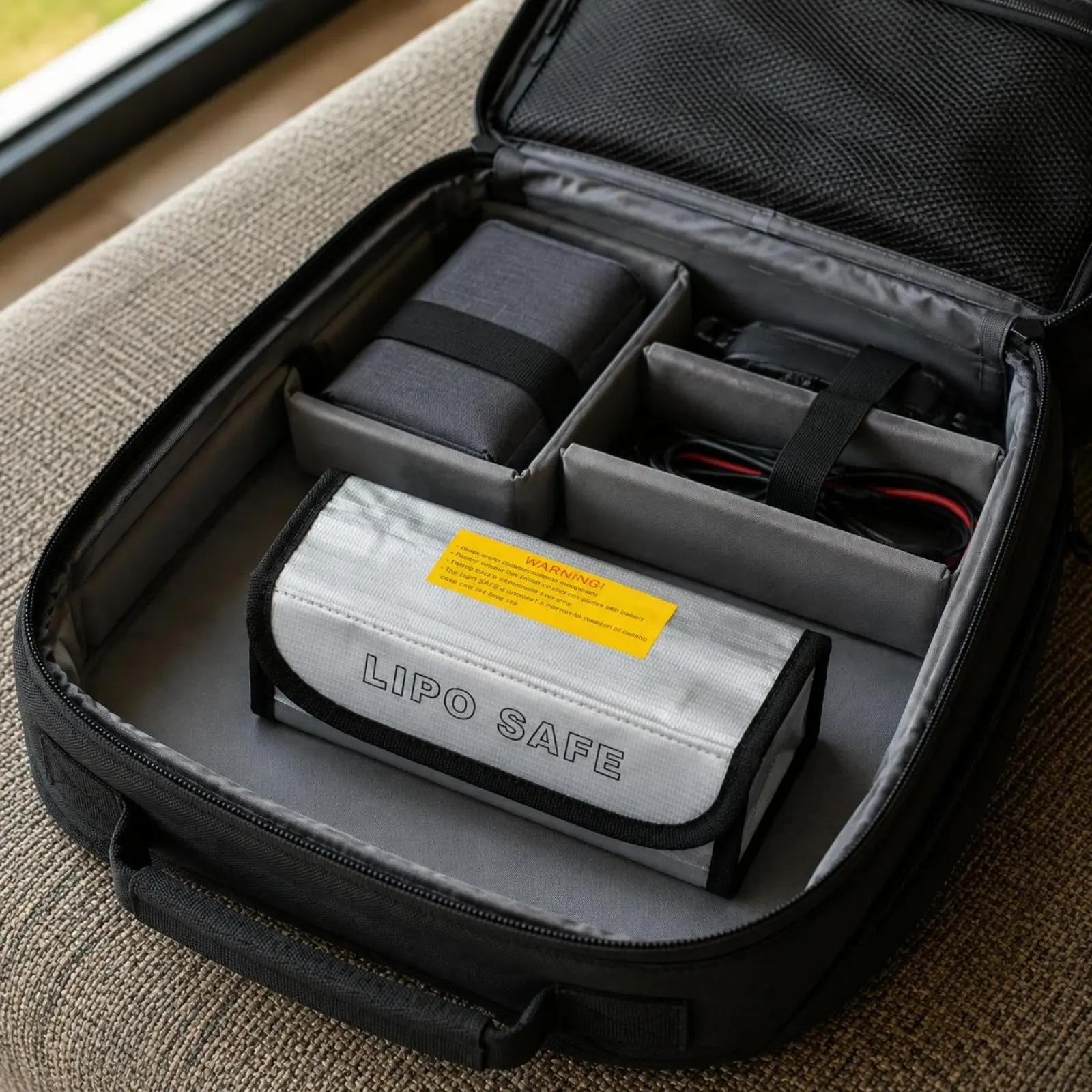 Fireproof Battery Bag blastResistant Lipo Battery Storage Bag Explosionproof for Drone Users
Fireproof Battery Bag blastResistant Lipo Battery Storage Bag Explosionproof for Drone Users