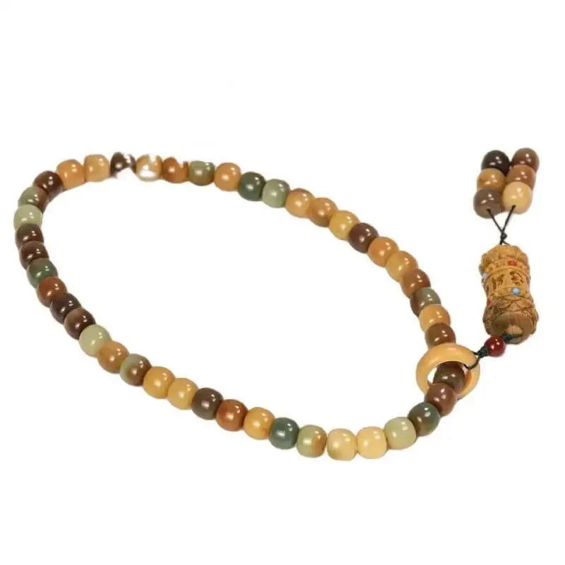 White Jade Bodhi Bracelet with Six Words Mantra Retro Bodhi Prayer Beads for Men and Women Meditation Wrist Mala Gifts
White Jade Bodhi Bracelet with Six Words Mantra Retro Bodhi Prayer Beads for Men and Women Meditation Wrist Mala Gifts
