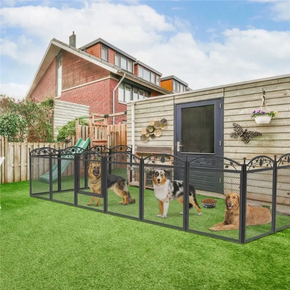 HeavyDuty Dog Playpen Indoor Outdoor Pet Fence Exercise Cage w Waterproof Bordor
HeavyDuty Dog Playpen Indoor Outdoor Pet Fence Exercise Cage w Waterproof Bordor
