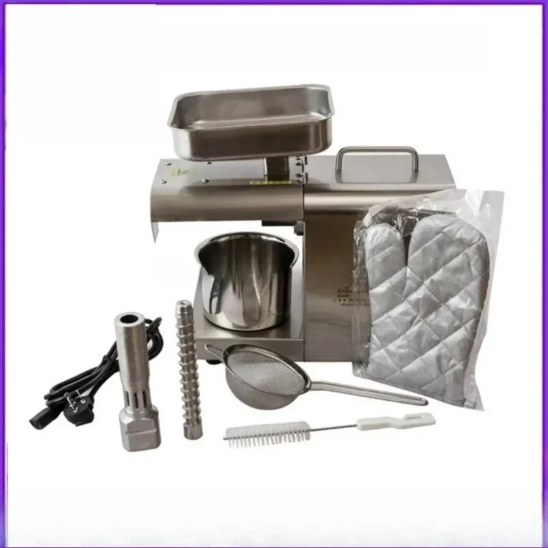 Small 316 stainless steel cold press oil machine Easy to operate hydraulic press to produce healthy organic oil
Small 316 stainless steel cold press oil machine Easy to operate hydraulic press to produce healthy organic oil