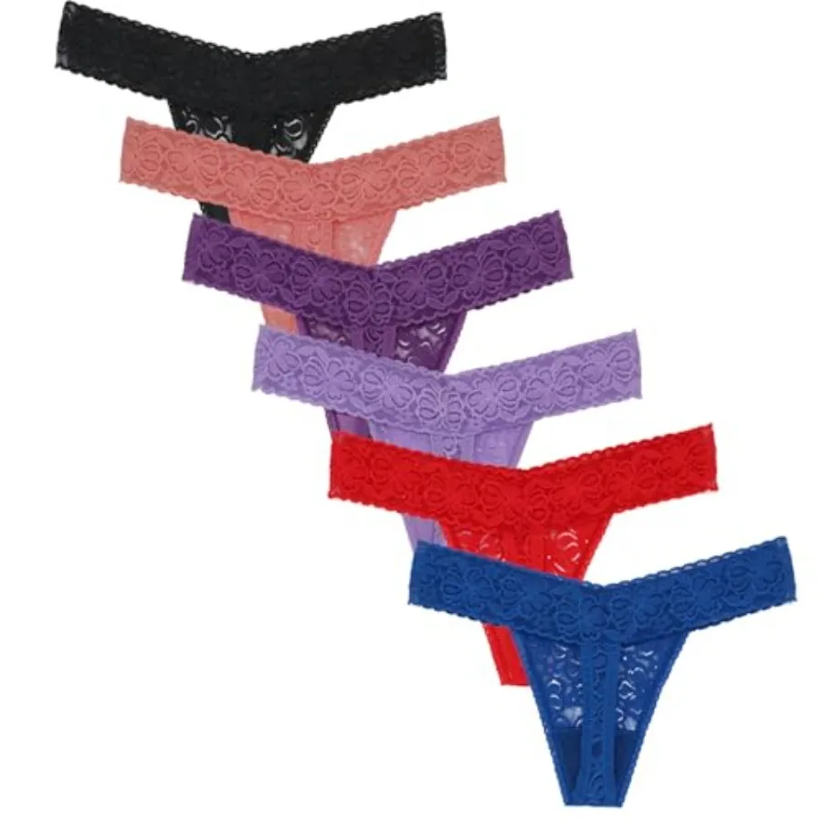 For Women Plus Size Sexy Underwear Soft Panty Stretch Tangas Womens Thong Underwear Size XS-5XL Pack 6
For Women Plus Size Sexy Underwear Soft Panty Stretch Tangas Womens Thong Underwear Size XS-5XL Pack 6
