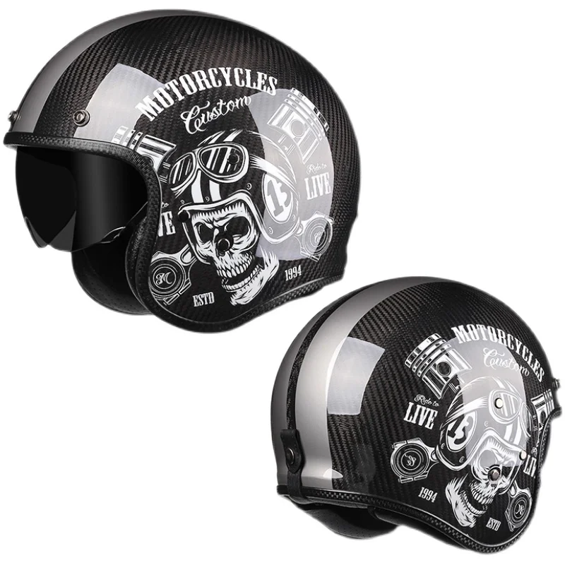 Free Shipping New 2022 Carbon Fiber Motorcycle Vintage Half Open Face Helmet Motobike Biker Cruiser Scooter Touring Casco Moto
Free Shipping New 2022 Carbon Fiber Motorcycle Vintage Half Open Face Helmet Motobike Biker Cruiser Scooter Touring Casco Moto