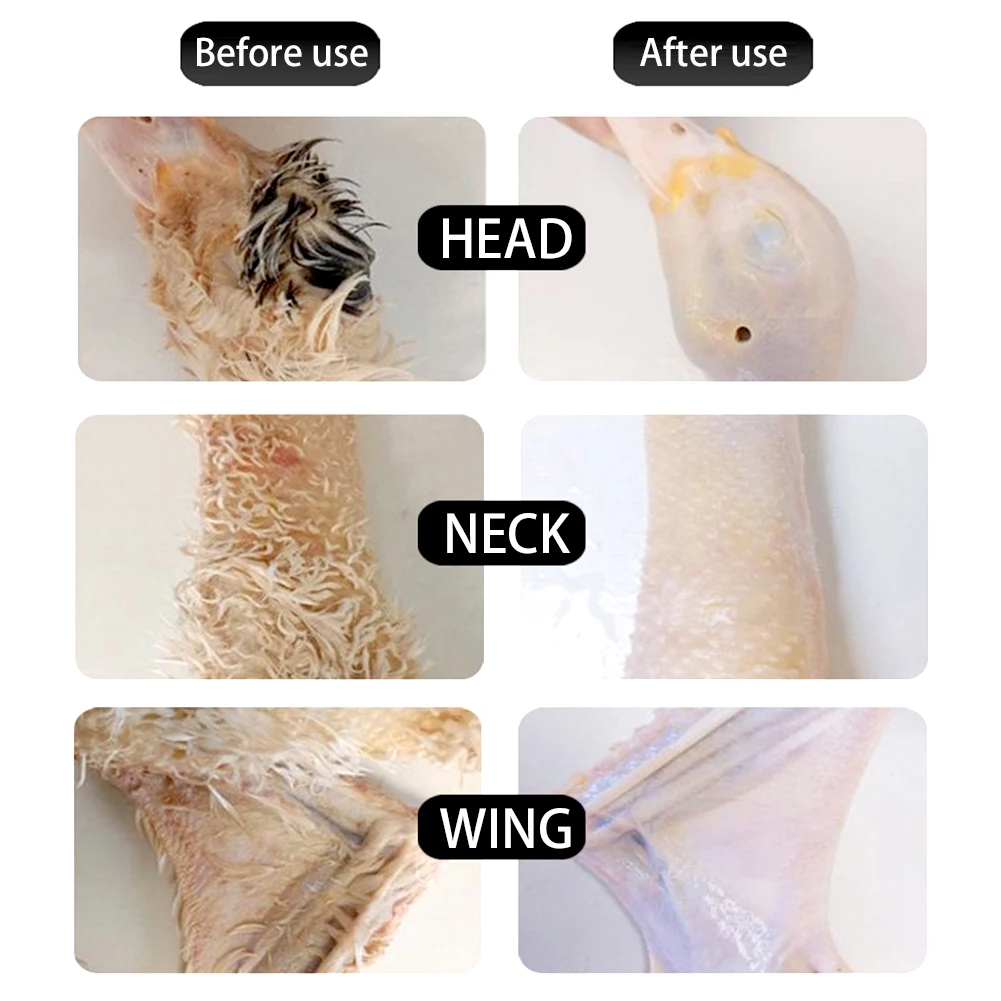 Handheld Chicken Plucker Automatic Short Hair Removal Tool For Home Use 
Handheld Chicken Plucker Automatic Short Hair Removal Tool For Home Use