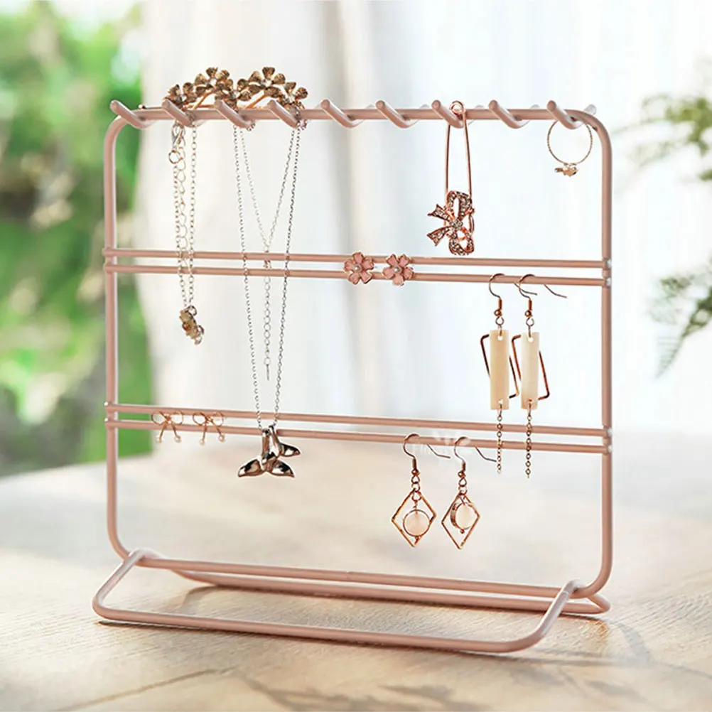 Jewelry Rack Earring Display Stand Holder Organizer Earrings Wrought Iron Hanging
Jewelry Rack Earring Display Stand Holder Organizer Earrings Wrought Iron Hanging