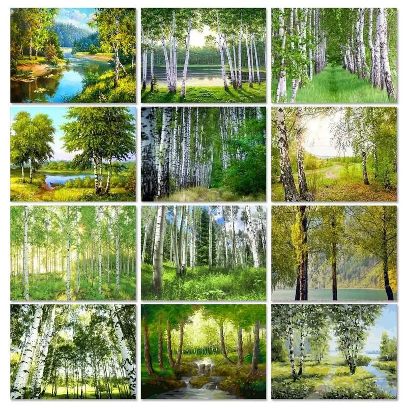 SDOYUNO Acrylic Paint By Numbers Green Tree Wall Art Picture Scenery On Canvas Painting With Numbers Diy Gifts Home Decoration
SDOYUNO Acrylic Paint By Numbers Green Tree Wall Art Picture Scenery On Canvas Painting With Numbers Diy Gifts Home Decoration