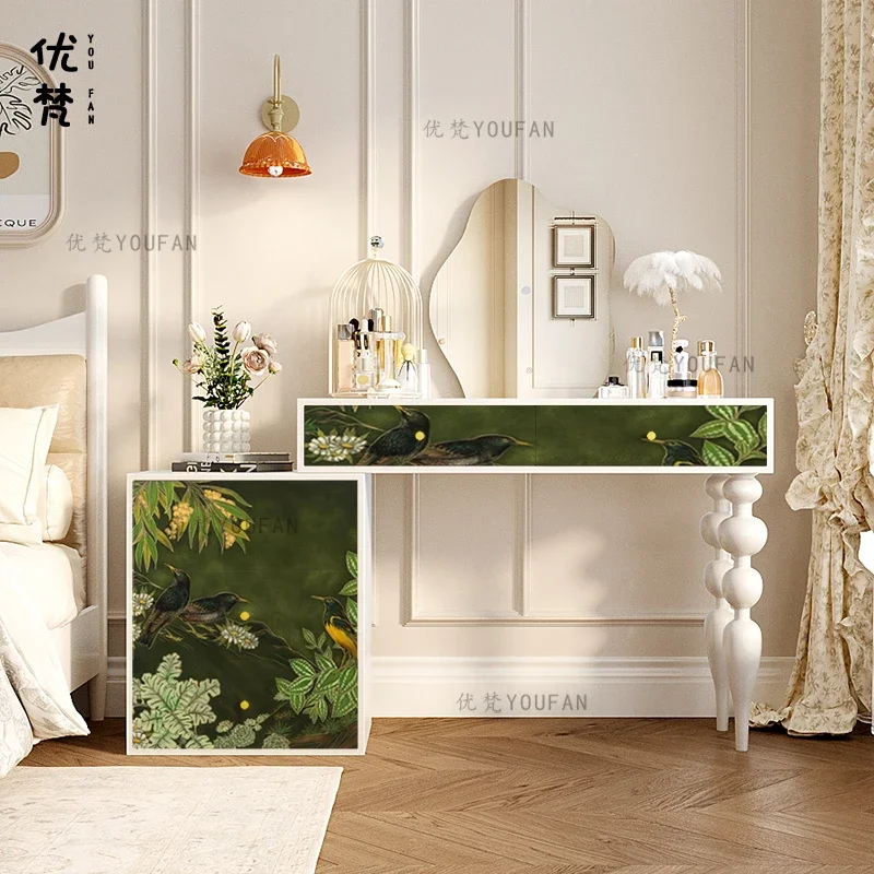 Space Saving Vintage Vanity Table Creative Storage Modern Nordic Dressers Aesthetic Elegant Hairstyles Living Room Furniture
Space Saving Vintage Vanity Table Creative Storage Modern Nordic Dressers Aesthetic Elegant Hairstyles Living Room Furniture