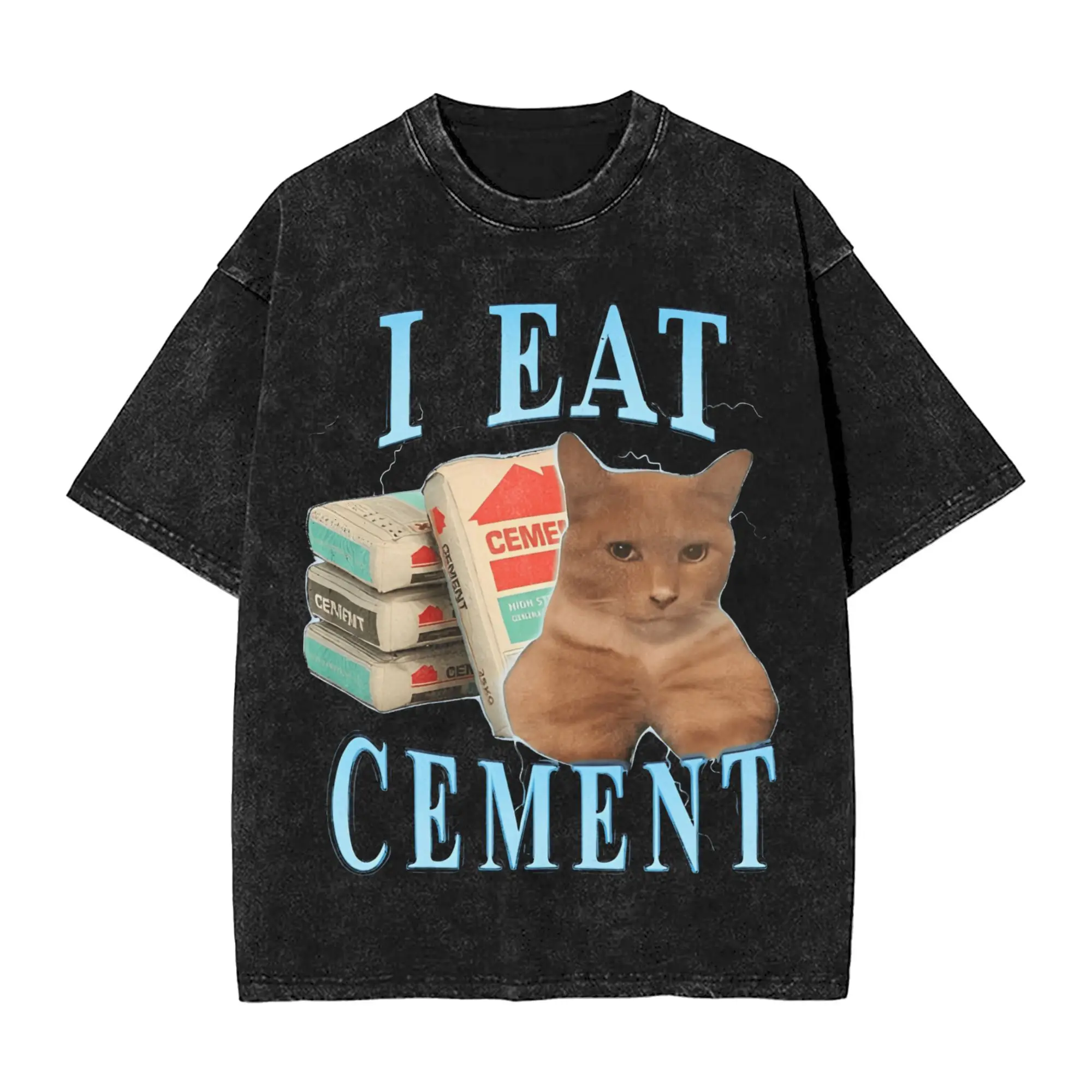 Мужская и женская футболка I Eat Cement Cat Washed Футболки Harajuku Забавный мем Летние футболки Уличный стиль Свободная повседневная одежда Идея подарка
Мужская и женская футболка I Eat Cement Cat Washed Футболки Harajuku Забавный мем Летние футболки Уличный стиль Свободная повседневная одежда Идея подарка