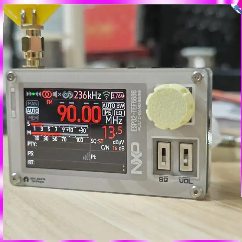 N96R Mini DSP Radio Full Band Radio ESP32 FM/LW/MW/SW Radio Receiver 2.0 Inch IPS Screen
N96R Mini DSP Radio Full Band Radio ESP32 FM/LW/MW/SW Radio Receiver 2.0 Inch IPS Screen