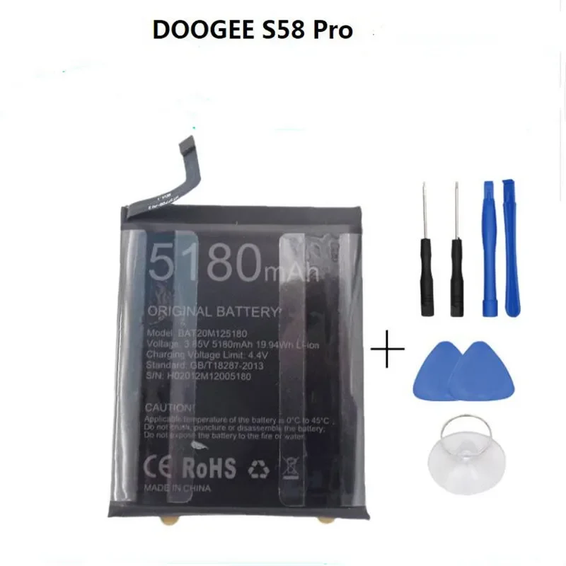 In Stock 2023 production date for DOOGEE S58 pro battery 5180mAh Long standby time High capacity for DOOGEE BAT20M125180 battery
In Stock 2023 production date for DOOGEE S58 pro battery 5180mAh Long standby time High capacity for DOOGEE BAT20M125180 battery