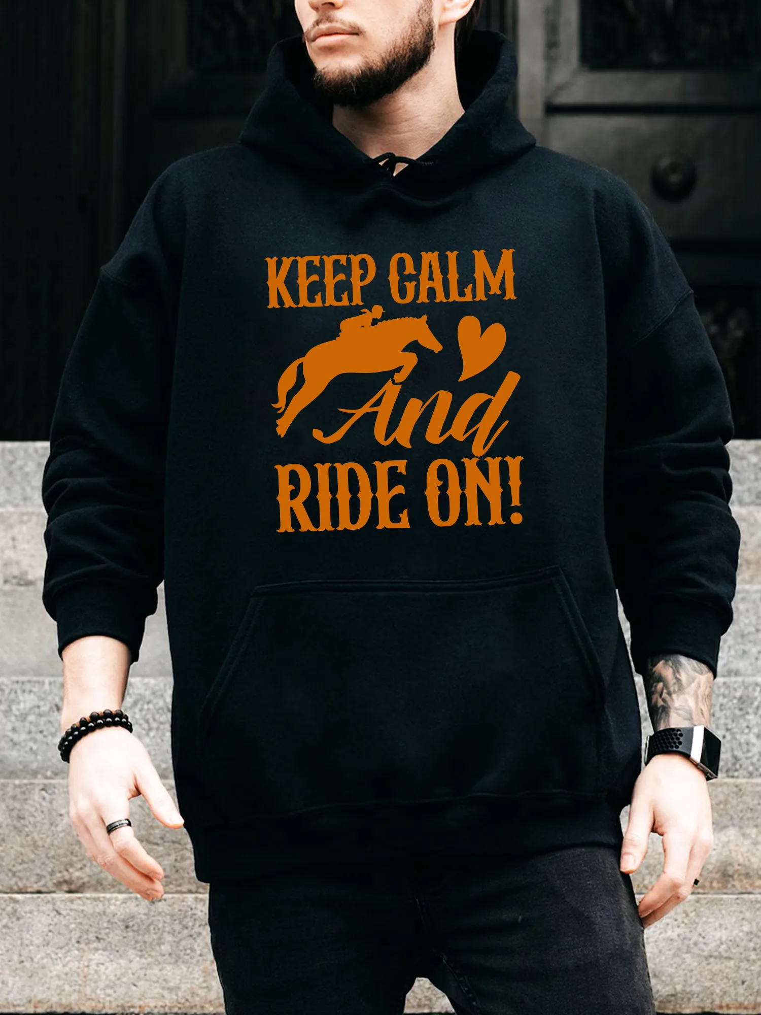 Мужская толстовка с капюшоном на шнурке Keep Calm and Ride — повседневный удобный черный пуловер, осенне-зимняя толстовка с капюшоном
Мужская толстовка с капюшоном на шнурке Keep Calm and Ride — повседневный удобный черный пуловер, осенне-зимняя толстовка с капюшоном