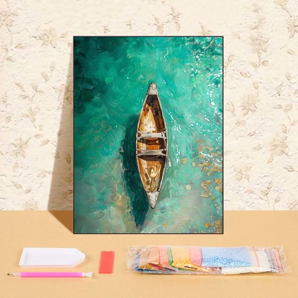 Wooden Boat Lake DIY Diamond Painting New 2025 Full Round Drill Diamond Mosaic Cross Stitch Embroidery Kit Home Decor Wall Art
Wooden Boat Lake DIY Diamond Painting New 2025 Full Round Drill Diamond Mosaic Cross Stitch Embroidery Kit Home Decor Wall Art