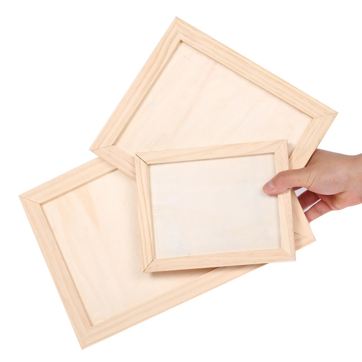 2 Pcs Blank Wooden Picture Frame Decoration Painting Display Stand DIY Wall Panel Child
2 Pcs Blank Wooden Picture Frame Decoration Painting Display Stand DIY Wall Panel Child