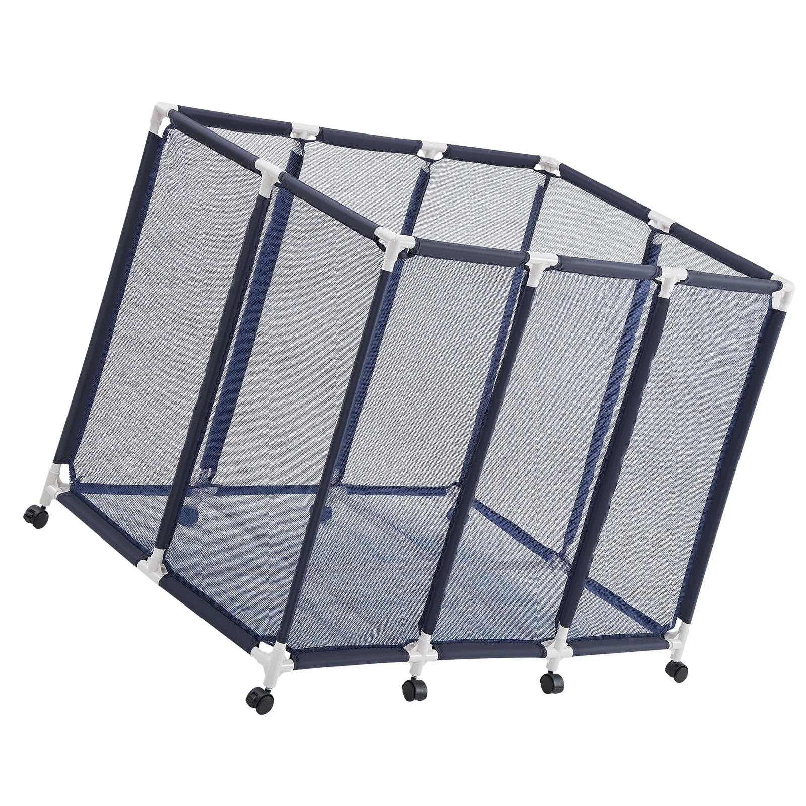 Rolling Pool Storage Bin with Casters, 48 x 33 x 39 in, Breathable Mesh Basket for Swimming Area
Rolling Pool Storage Bin with Casters, 48 x 33 x 39 in, Breathable Mesh Basket for Swimming Area