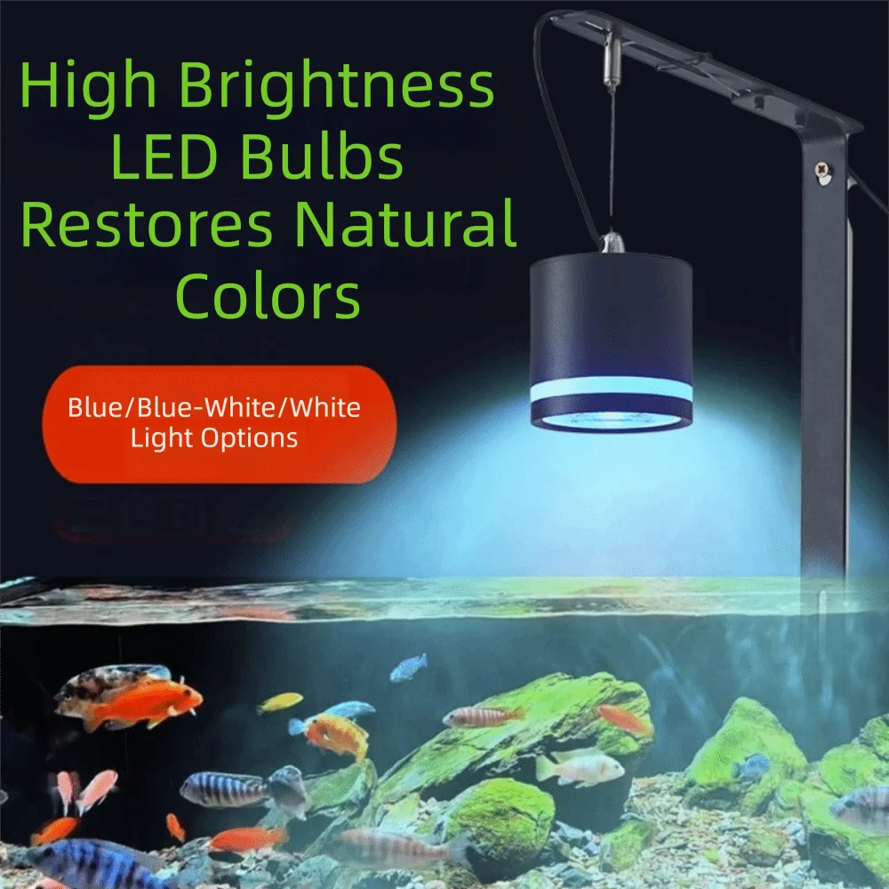 Tricolor Stepless Dimming LED Aquarium Light Full Spectrum Rotatable Aquatic Plant Light Waterproof Aluminum Alloy
Tricolor Stepless Dimming LED Aquarium Light Full Spectrum Rotatable Aquatic Plant Light Waterproof Aluminum Alloy