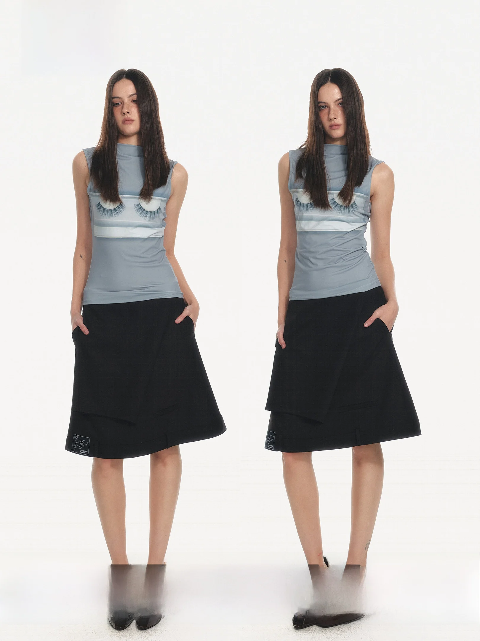 Three Goood Office High Rank Inverted Waist Label Design Personality Patchwork Skirt Breathable Casual Low Waist A-Line Skirt
Three Goood Office High Rank Inverted Waist Label Design Personality Patchwork Skirt Breathable Casual Low Waist A-Line Skirt