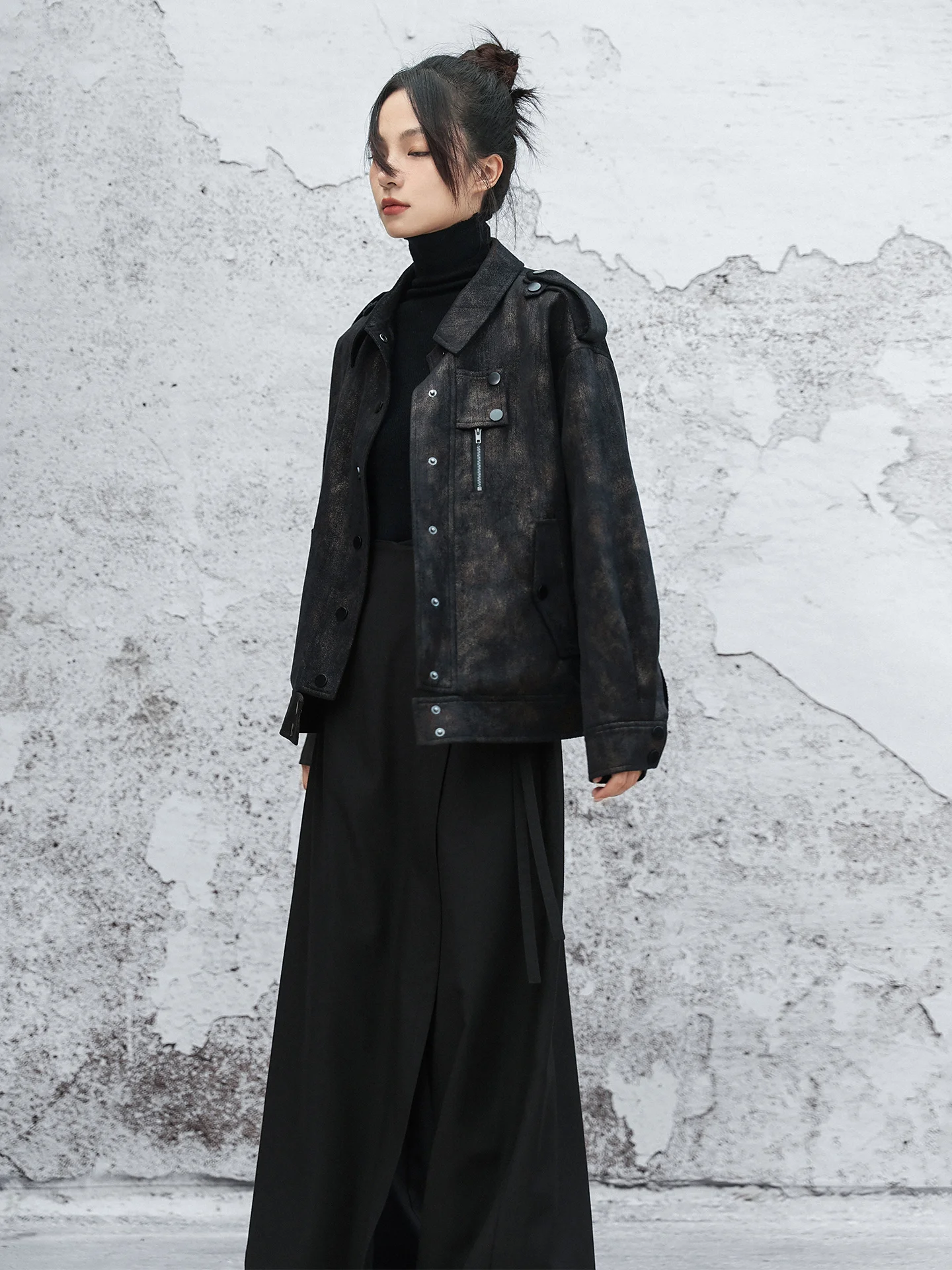 Retro Fce Lined Jaet Women's Loose oulder Strap Detachable Winter Coat Polyester Fabric Long Sve Button Closure
Retro Fce Lined Jaet Women's Loose oulder Strap Detachable Winter Coat Polyester Fabric Long Sve Button Closure