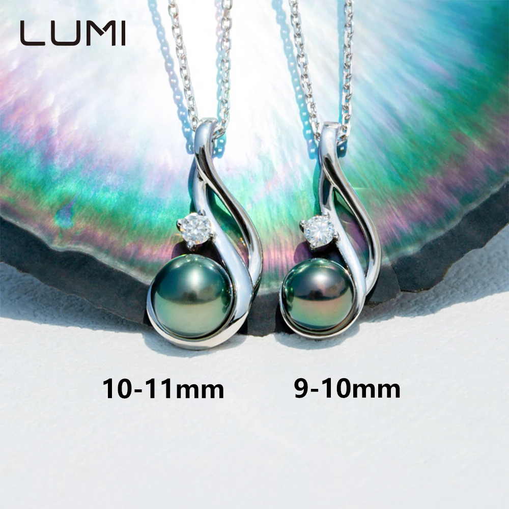 Authentic 9-11mm Tahitian Black Pearls 925 Sterling Silver Pendant for Party Anniversary Birthday Present Engagement Jewelry
Authentic 9-11mm Tahitian Black Pearls 925 Sterling Silver Pendant for Party Anniversary Birthday Present Engagement Jewelry