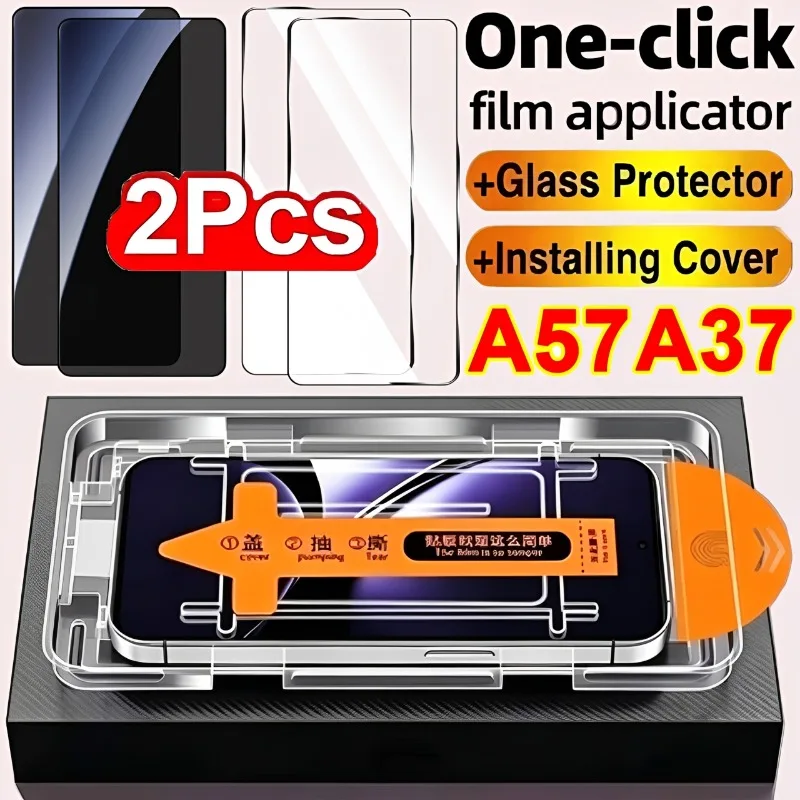 1-2PCS Auto Alignment Screen Protectors with Easy Installation Kit for Samsung Galaxy A37 A57 Privacy/HD Hardness Tempered Glass
1-2PCS Auto Alignment Screen Protectors with Easy Installation Kit for Samsung Galaxy A37 A57 Privacy/HD Hardness Tempered Glass