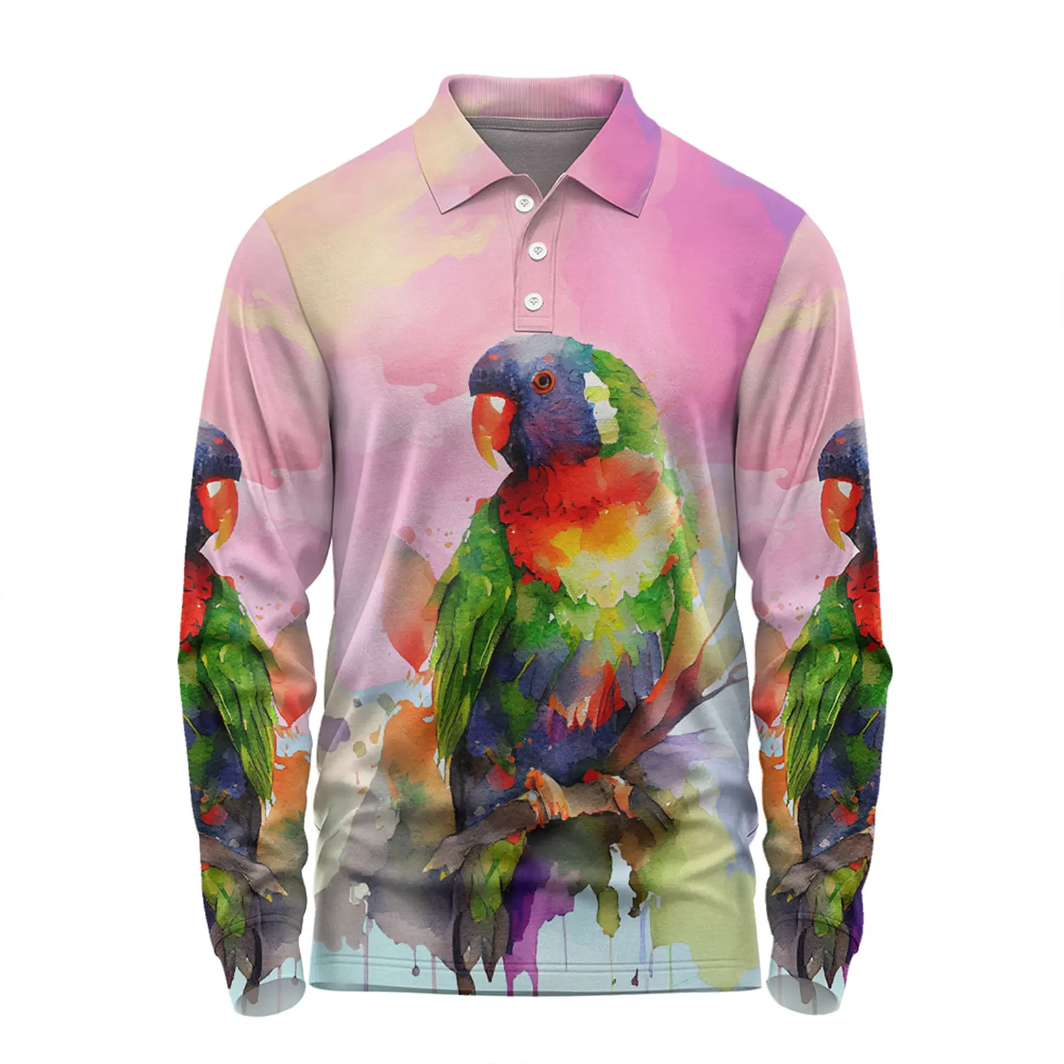 Men's Australian Kookaburra long-sleeved Polo shirt lapel sports casual outdoor office daily wear button spring autumn winter
Men's Australian Kookaburra long-sleeved Polo shirt lapel sports casual outdoor office daily wear button spring autumn winter