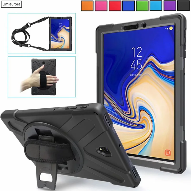 For Samsung Tab A 10.5 inch SM-T590 SM-T595 SM-T597 Heavy Duty Rugged Tablet Case Hand Shoulder Strap Stand Shockproof PC Funda
For Samsung Tab A 10.5 inch SM-T590 SM-T595 SM-T597 Heavy Duty Rugged Tablet Case Hand Shoulder Strap Stand Shockproof PC Funda