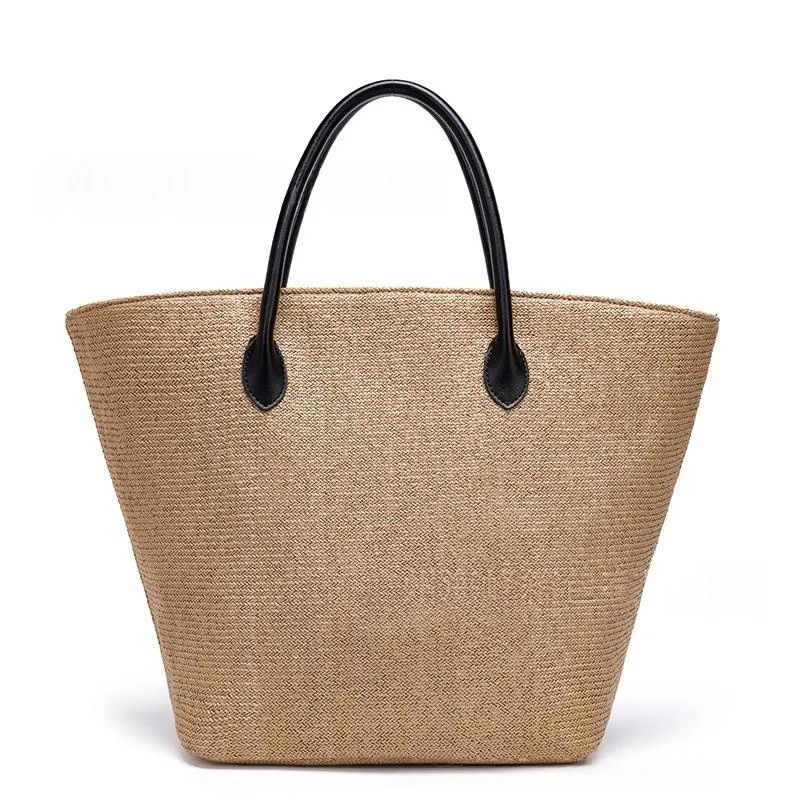 Casual Handmade Straw Woven Tote Bag New Women's Daily Versatile Handbag Large Capacity Seaside Vacation Beach Bag
Casual Handmade Straw Woven Tote Bag New Women's Daily Versatile Handbag Large Capacity Seaside Vacation Beach Bag