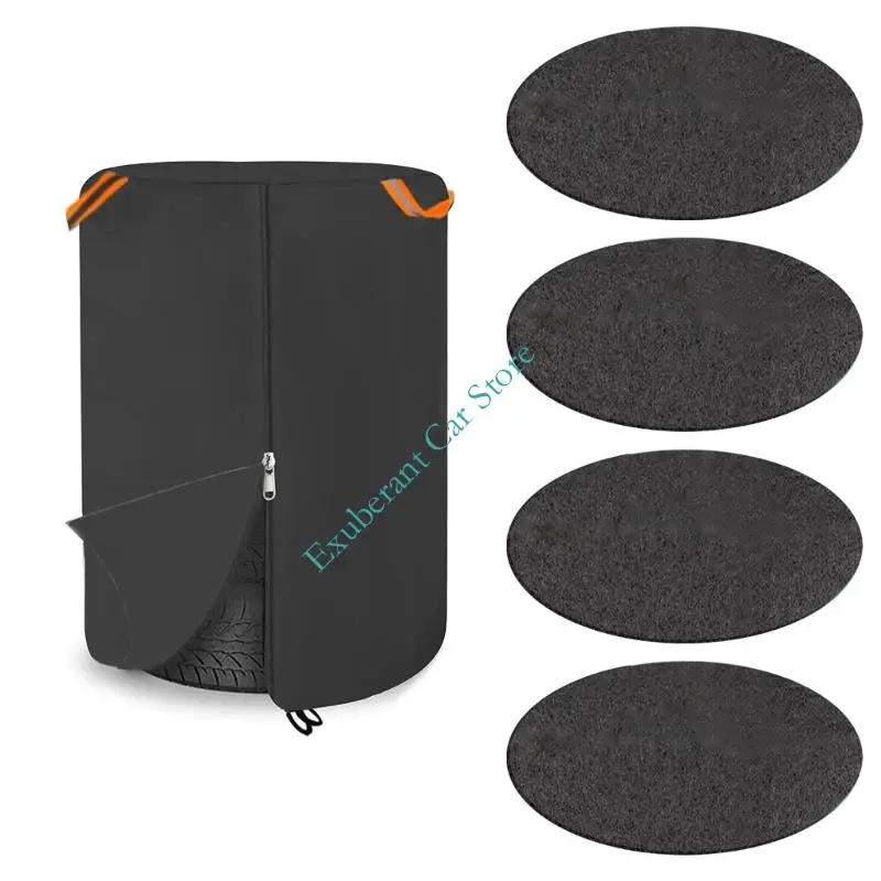 Sturdy 420D Polyester Moisture Resistant Tire Storage Cover 85x120cm Including Light Reflective Handle And Padding For Outdoor
Sturdy 420D Polyester Moisture Resistant Tire Storage Cover 85x120cm Including Light Reflective Handle And Padding For Outdoor