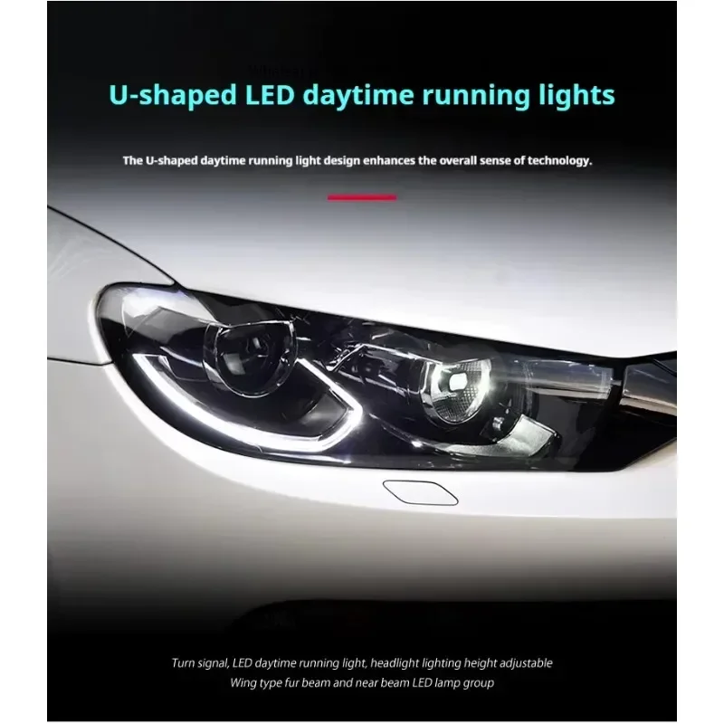 FT Car Lights forVW Scirocco Headlights 2009-2017 High Style LED Projetor Headlamp Daytime Running Light Automotive Accessories
FT Car Lights forVW Scirocco Headlights 2009-2017 High Style LED Projetor Headlamp Daytime Running Light Automotive Accessories