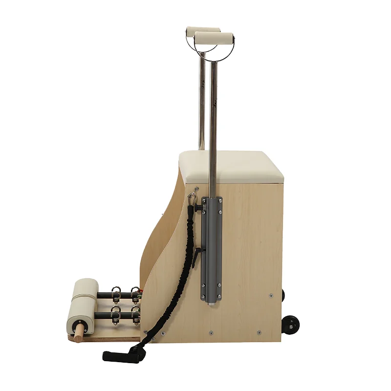 DEREN Stable Wooden Wunda Pilates Chair Sports Studio and Home Use Pro Chair with Spring Reformer for Pilates Reformers
DEREN Stable Wooden Wunda Pilates Chair Sports Studio and Home Use Pro Chair with Spring Reformer for Pilates Reformers