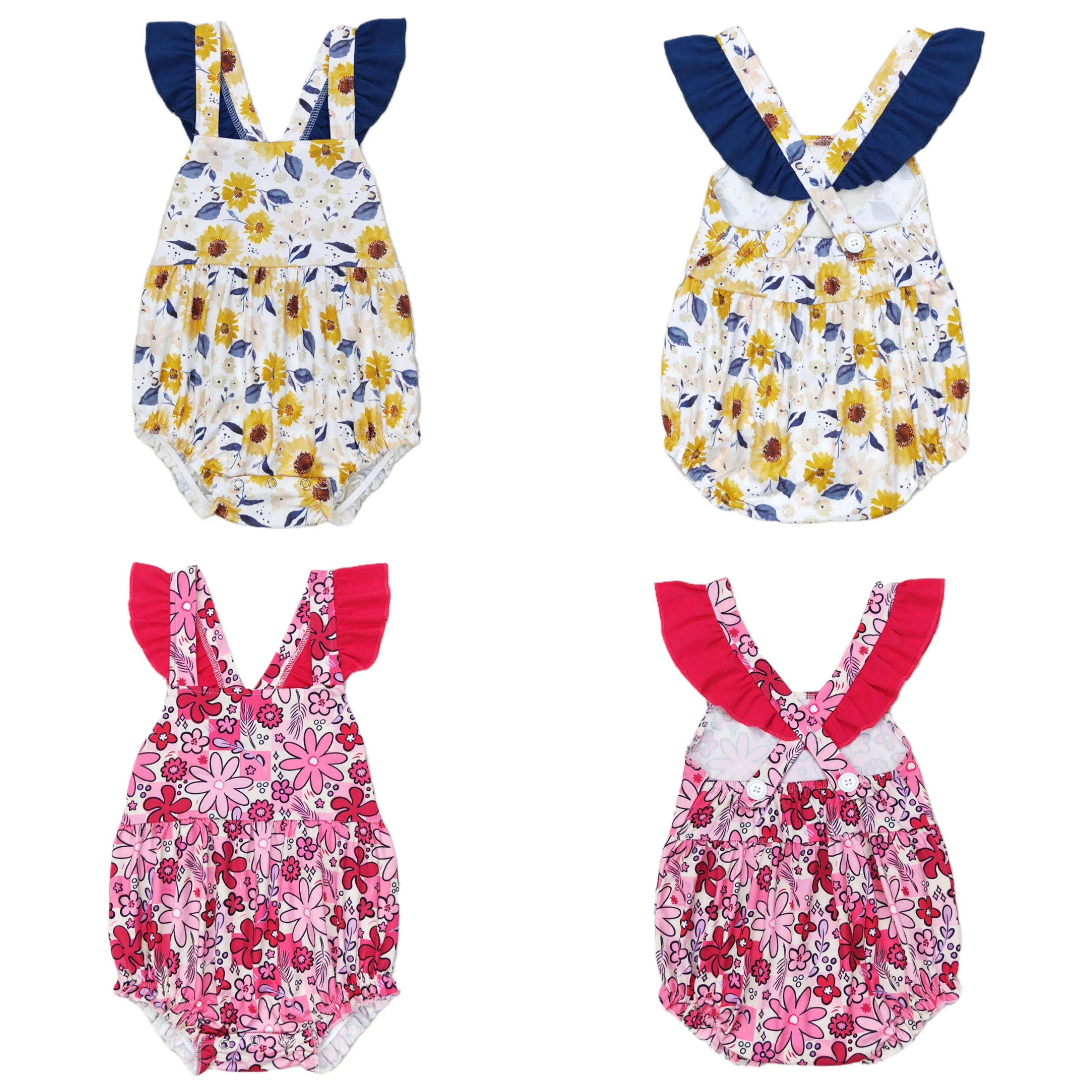Wholesale Children Summer Wear Newborn Romper Baby Girl Flower Bubble Jumpsuit Kids Toddler Infant Floral One-piece Clothing
Wholesale Children Summer Wear Newborn Romper Baby Girl Flower Bubble Jumpsuit Kids Toddler Infant Floral One-piece Clothing