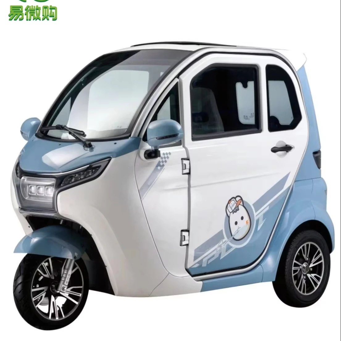 New Model Mini Electric Tricycle for Adults 2500W 60V 58Ah 3-Wheel New Energy Vehicle Closed Cabin Scooter
New Model Mini Electric Tricycle for Adults 2500W 60V 58Ah 3-Wheel New Energy Vehicle Closed Cabin Scooter