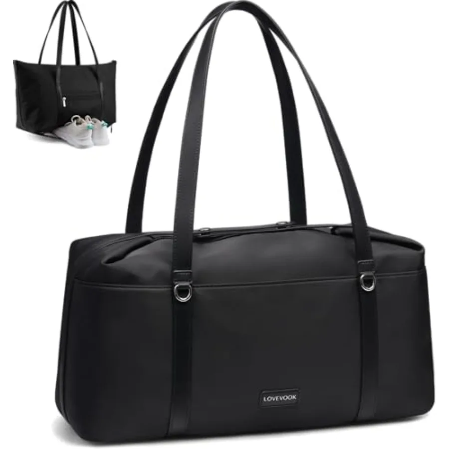 LOVEVOOK Gym Bag for Women, Small Sport Duffle with Shoe Compartment, Weekender Travel Tote for Work Yoga Workout
LOVEVOOK Gym Bag for Women, Small Sport Duffle with Shoe Compartment, Weekender Travel Tote for Work Yoga Workout