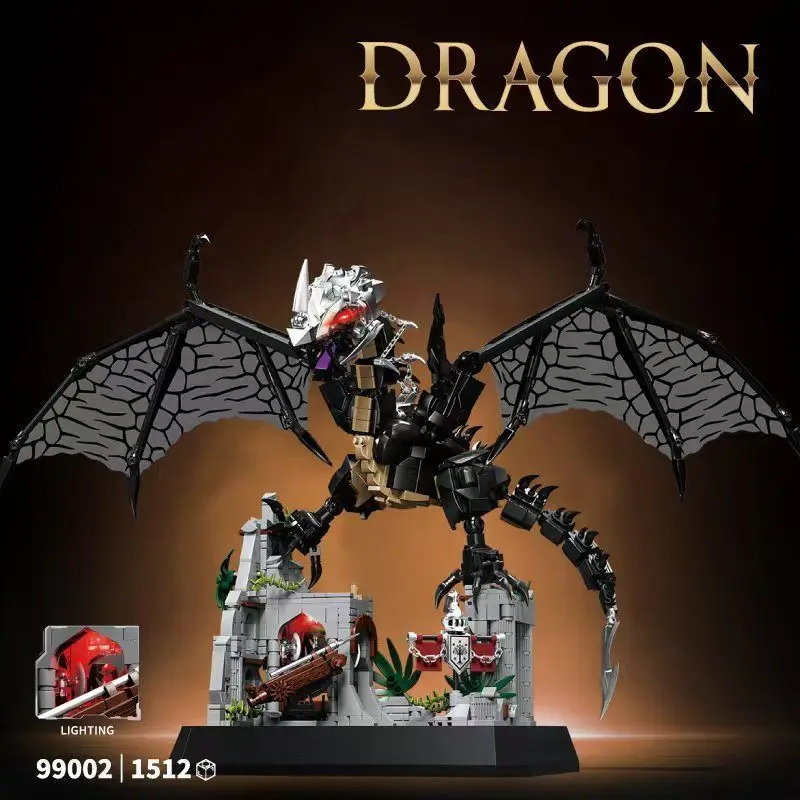 12GO99002 Smaug Demon Spirit Dragon Large Dinosaur Puzzle Building Set Educational Toy with High Difficulty Level
12GO99002 Smaug Demon Spirit Dragon Large Dinosaur Puzzle Building Set Educational Toy with High Difficulty Level