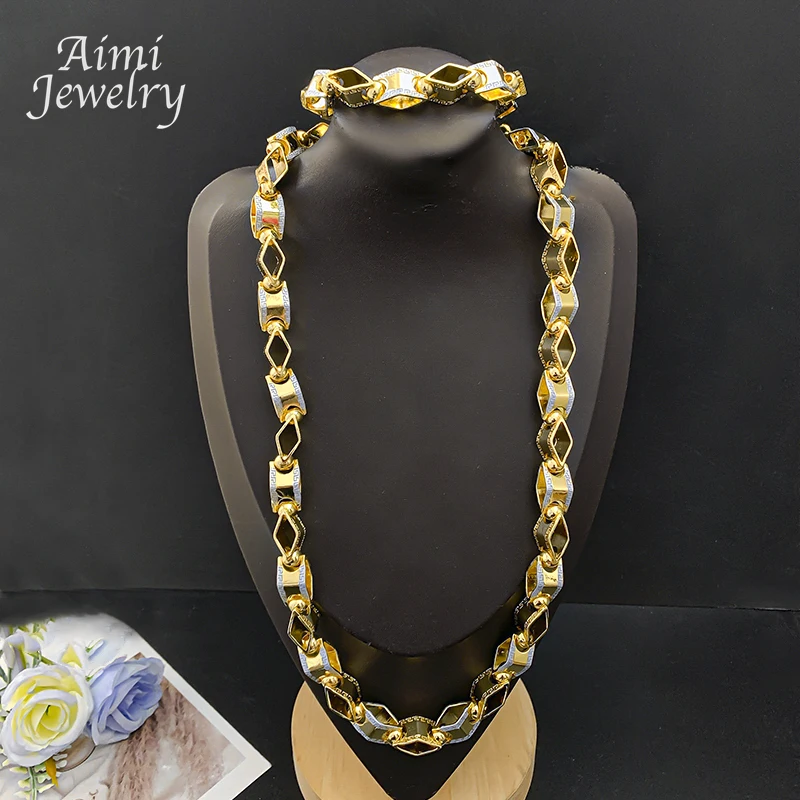 Длинное геометрическое золотое колье-чокер 24,4 дюйма, в стиле хип-хоп, с позолотой 18K, комплект украшений: ожерелье и браслет, подарки для вечеринок
Длинное геометрическое золотое колье-чокер 24,4 дюйма, в стиле хип-хоп, с позолотой 18K, комплект украшений: ожерелье и браслет, подарки для вечеринок