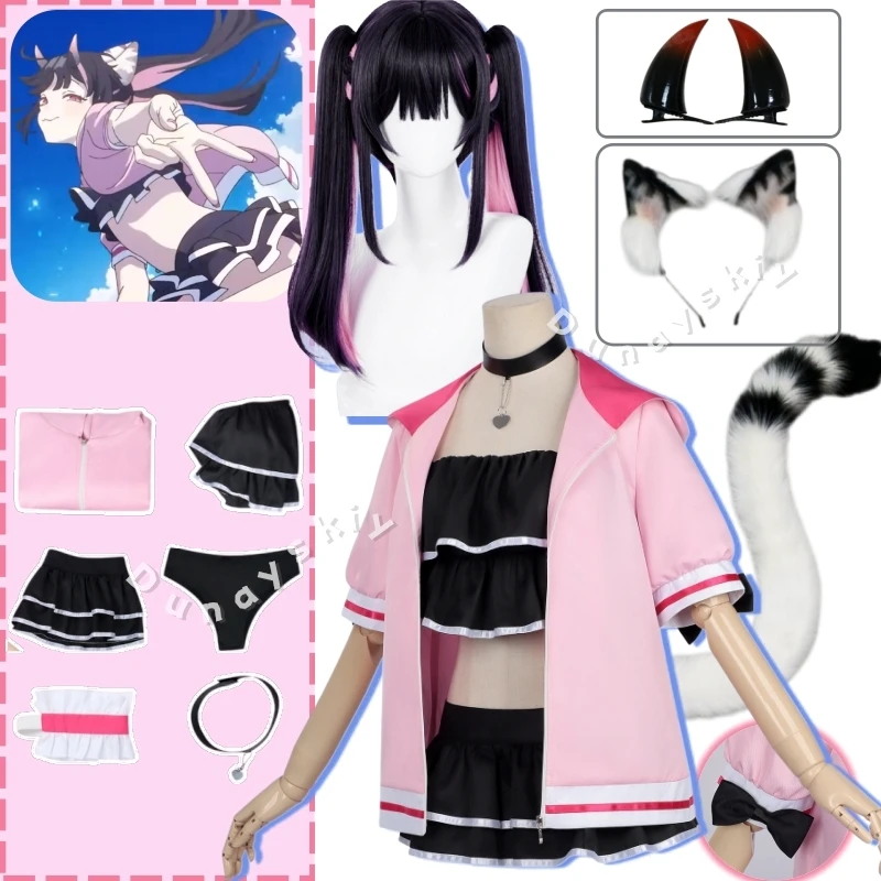 Noi Komazawa Kawaii Swimsuit Cosmic Princess Kaguya! Cosplay Costume Accessories Strapless Cat Ears Tail Devil Horns Carnival
Noi Komazawa Kawaii Swimsuit Cosmic Princess Kaguya! Cosplay Costume Accessories Strapless Cat Ears Tail Devil Horns Carnival