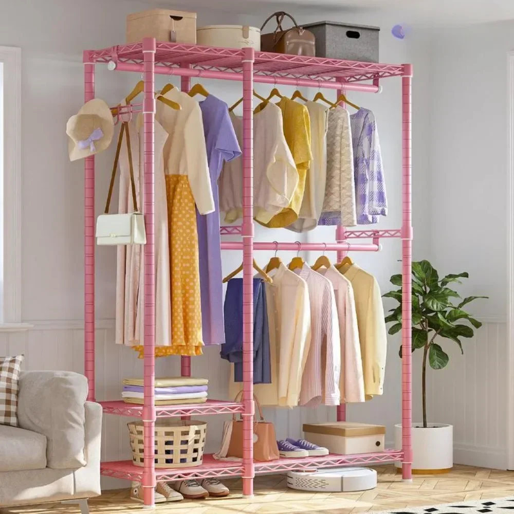 77" H Clothes Rack Heavy for Hanging Clothes Portable Closet Racks for Hanging Clothes Sturdy 77" Hx31.5 Wx15.8 D
77" H Clothes Rack Heavy for Hanging Clothes Portable Closet Racks for Hanging Clothes Sturdy 77" Hx31.5 Wx15.8 D
