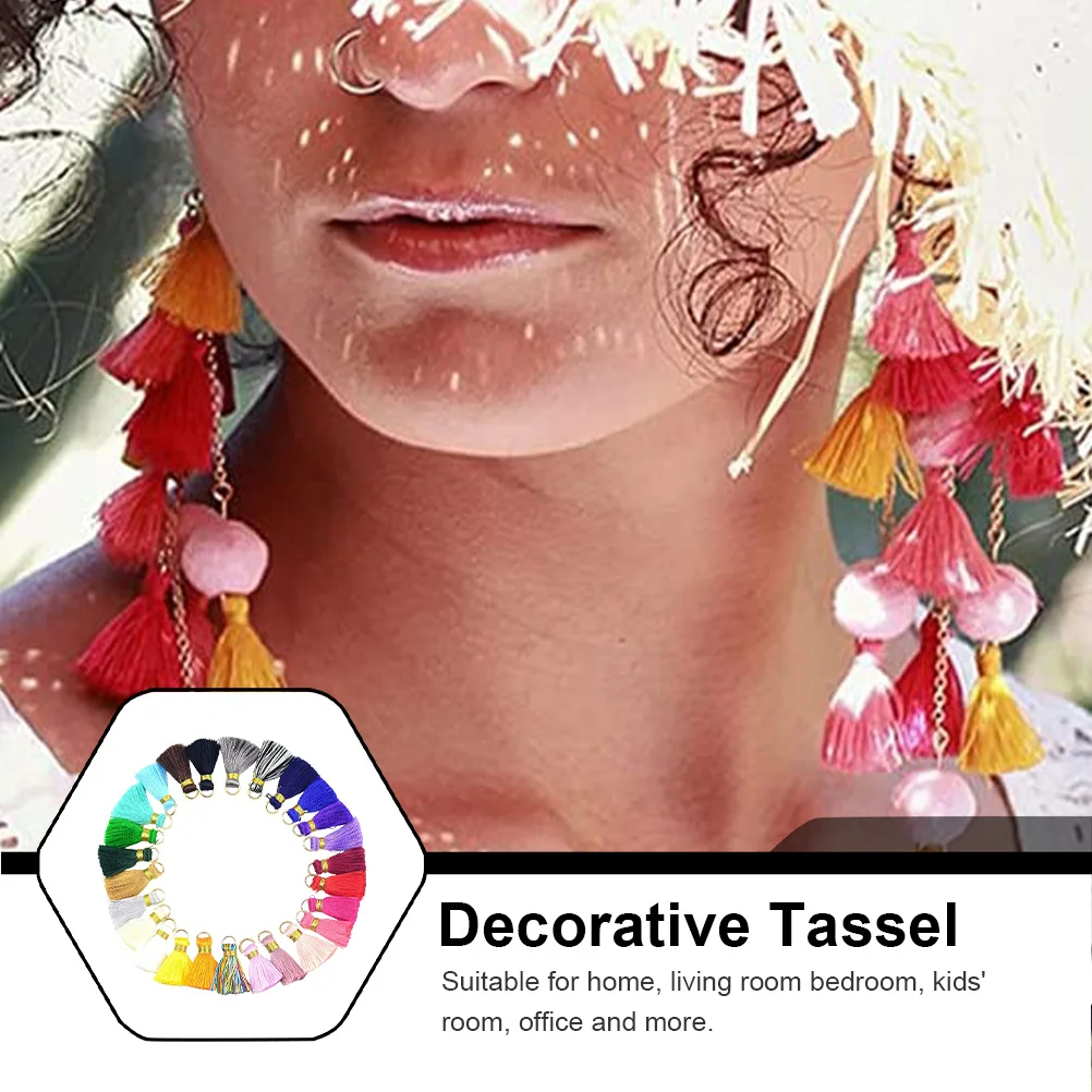 100 шт. шелковых кисточек для серег, стильные подвески для декора, для рукоделия, изготовления украшений, сумок, брелоков, домашних штор, автомобиля, многоцелевое использование
100 шт. шелковых кисточек для серег, стильные подвески для декора, для рукоделия, изготовления украшений, сумок, брелоков, домашних штор, автомобиля, многоцелевое использование