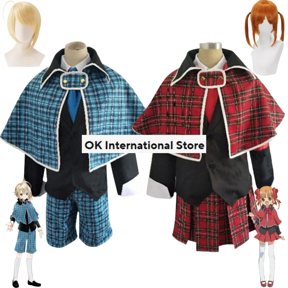 Костюм для косплея Аниме Shugo Chara Yuiki Yaya hoдори тадаз, парик для кресла Ace King, сетчатая форма, юбка, кавайный комплект для вечеринки для мужчин и женщин
Костюм для косплея Аниме Shugo Chara Yuiki Yaya hoдори тадаз, парик для кресла Ace King, сетчатая форма, юбка, кавайный комплект для вечеринки для мужчин и женщин