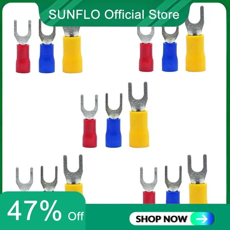 SUNFLO 1500 Pcs 22-16 16-14 12-10 AWG Insulated Fork Spade U-Type Wire Connector Electrical Crimp Terminal
SUNFLO 1500 Pcs 22-16 16-14 12-10 AWG Insulated Fork Spade U-Type Wire Connector Electrical Crimp Terminal
