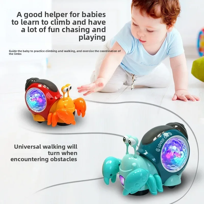 Children's hot-selling gifts colorful lights electric sound and light universal hermit crab toys children's gifts colorful light
Children's hot-selling gifts colorful lights electric sound and light universal hermit crab toys children's gifts colorful light