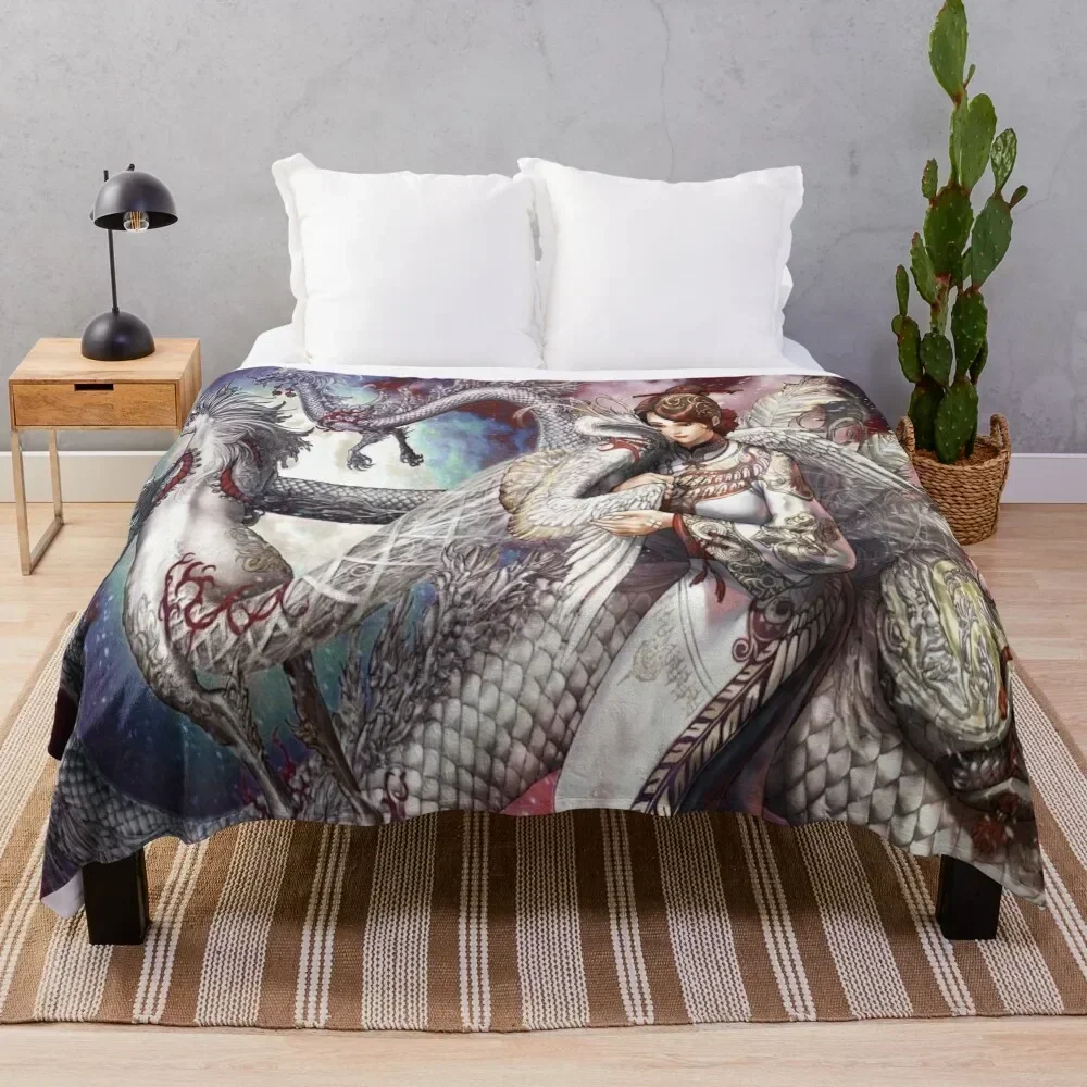 Mystic Dreams Throw Blanket Lightweight Warm Blanket for Travel Camping
Mystic Dreams Throw Blanket Lightweight Warm Blanket for Travel Camping