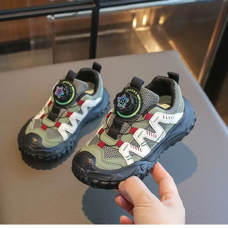 Mesh Splicing Child Sneakers Shoes Kids Girl's Rotate button Casual Shoe 2025 Spring NEW Children's Trainers for 26-36
Mesh Splicing Child Sneakers Shoes Kids Girl's Rotate button Casual Shoe 2025 Spring NEW Children's Trainers for 26-36