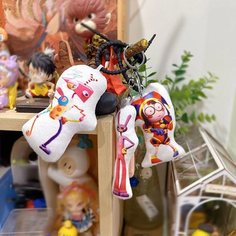 10cm The Curious Digital Circus Jax Plush Keychain Fan-made Cerative Pomni Pendant Fluffy Caine Cute Anime Decoration Gifts
10cm The Curious Digital Circus Jax Plush Keychain Fan-made Cerative Pomni Pendant Fluffy Caine Cute Anime Decoration Gifts
