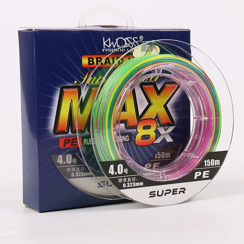 150M X8 8 Braided Multicolour Fishing PE Line for Bass Carp Fishing Super Strong Multifilament Leashes For Fishing Winter
150M X8 8 Braided Multicolour Fishing PE Line for Bass Carp Fishing Super Strong Multifilament Leashes For Fishing Winter